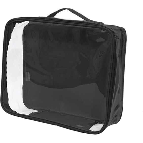 Clear medium packing cube transparent travel storage organizer for suitcase carr - Picture 7 of 7